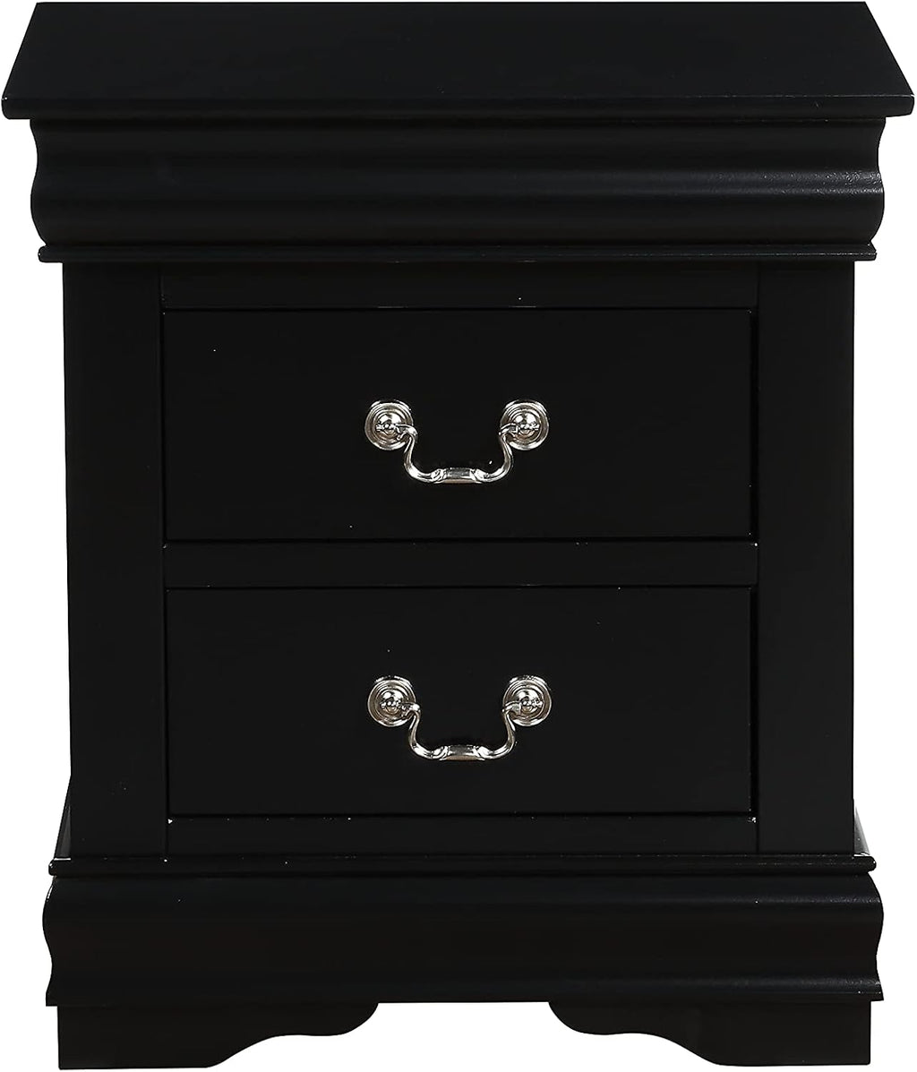 Black 4PCS Bedroom Set (Twin Bed)