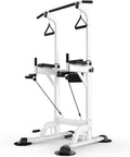 Home Weight Set Parallel Barbell Parallel Bracket Multifunctional Squat Fitness Exercise Dumbbell Rack Can Hold 300kg Strength Training Weight Bench, White