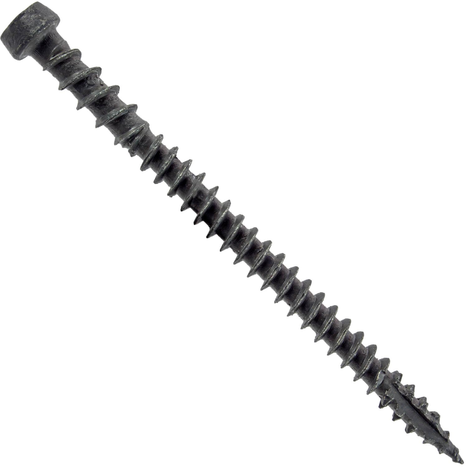 10 x 2-3/4' Graystone Composite Decking Wood Screw Torx/Star Drive Head - Exterior Coated - AQC Lumber Compatible - CASE Qty 42 Boxes 3,570 Screws