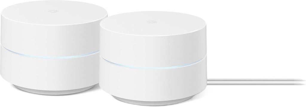 Google WiFi - AC1200 - Mesh WiFi System - WiFi Router - 3000 Sq Ft Coverage - 2 Pack