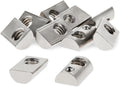8020, 3670, 10 Series 1/4-20 Stainless Steel SS Roll in T-Nut with Ball Spring 80/20 T Slot Accessories for Aluminum Extrusion Hardware Nuts (500 Pack)