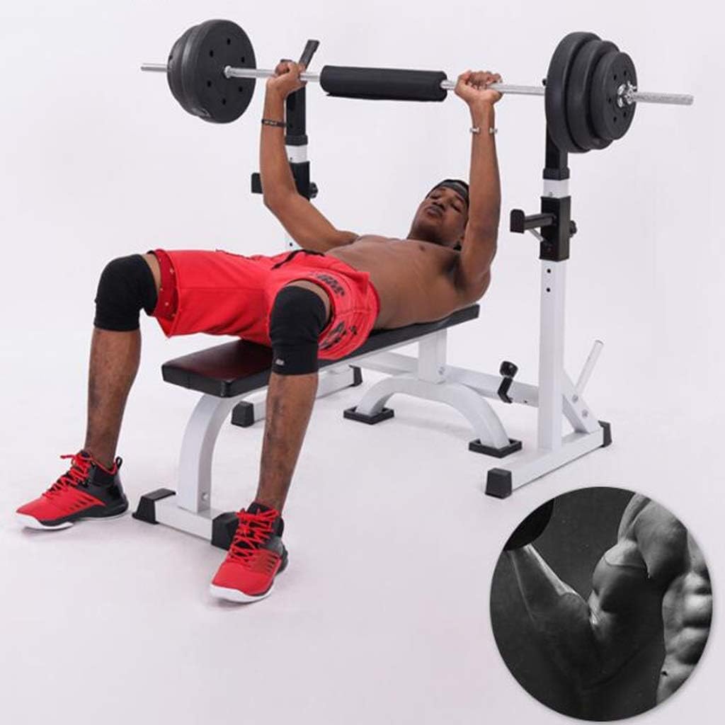 Dip Stands Bench Press Squat Rack Adjustable Weight Bench Squat Rack Barbell Set Fitness Equipment Bracket Men's Bell Rack Home Fitness Equipment Dumbbell Stool