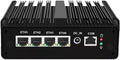 Fanless Mini PC 6305 with M.2 Nvme 4*i226 2.5G LAN, Micro Firewall Appliance 2*USB3.0,SIM Card Slot, WiFi,Mini Desktop Computer Hardware, Micro Router Appliance, AES-NI, OPNsense,NO RAM NO SSD