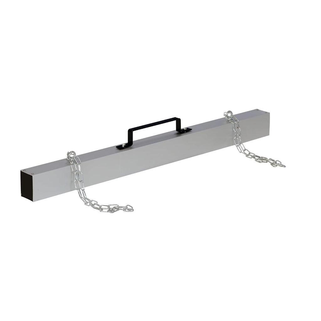Vestil MS-48 Heavy Duty Hanging Magnetic Sweepers 3-1/16 in. x 48 in. x 6-3/4 in. 55 Lb. Capacity Silver