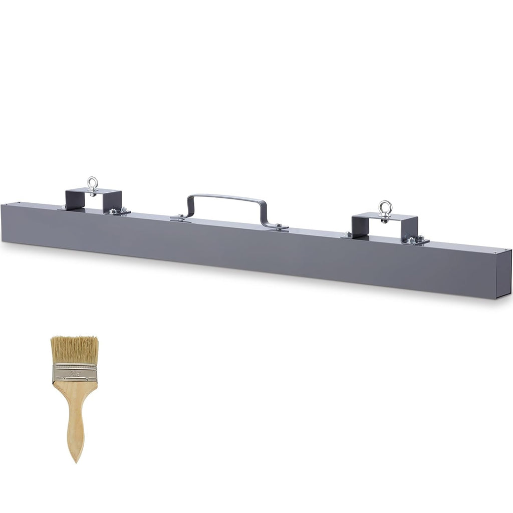 Happybuy 93 lbs Hanging Magnetic Sweeper Pickup Tool, 60inch, for Nails Bolts Metals Iron Chips