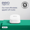 Like-New Amazon eero 6+ mesh wifi router - Supports internet plans up to a Gigabit, Coverage up to 1,500 sq. ft., Connect 75+ devices, 1-pack