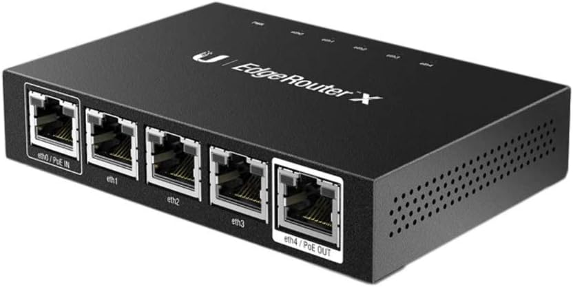 Ubiquiti Networks EdgeRouter X, 4-Port Gigabit Router, ER-X (Router, ER-X)