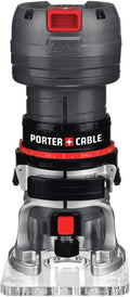 PORTER-CABLE Router, 4.5-Amp, Single Speed 31,000 RPM, Trims 1/4-Inch Laminate, Corded (PCE6430)