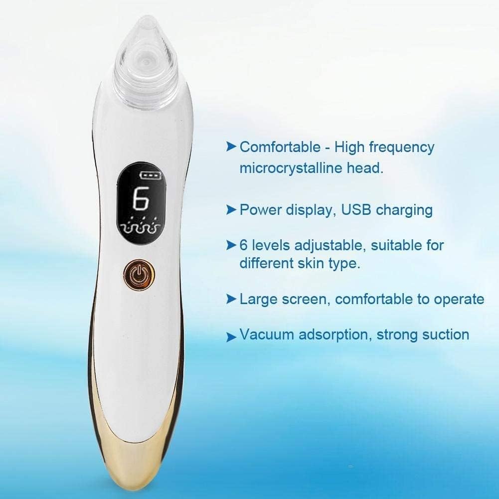Facial Pore Cleaner, Electric Blackhead Removal, Portable Device Microcrystalline Vacuum Suction Skin Cleansing Tool