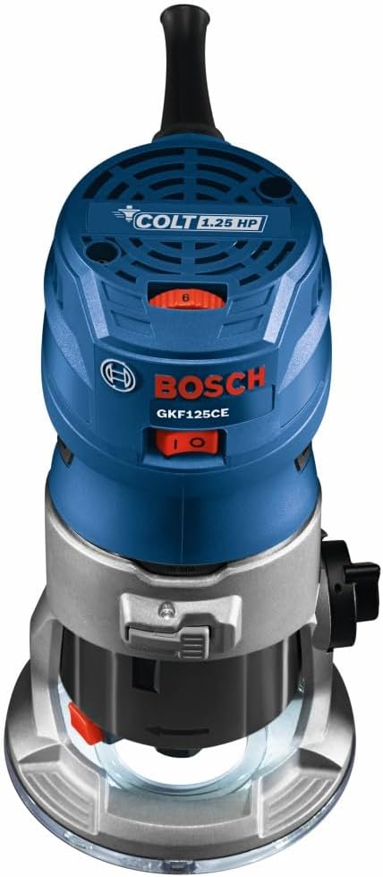 Bosch GKF125CEN Colt 1.25 HP (Max) Variable-Speed Palm Router
