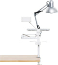 Tablet Floor Stand Holder with Clip, Book Stand for Reading, Cantilever Light with Remote Control, T-Shaped Foldable Hands Free,2