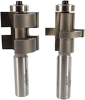 Whiteside Router Bits 3373 Straight Tongue and Groove Set with 1-1/4-Inch Large Diameter and 1/2-Inch to 1-1/4-Inch Cutting Length