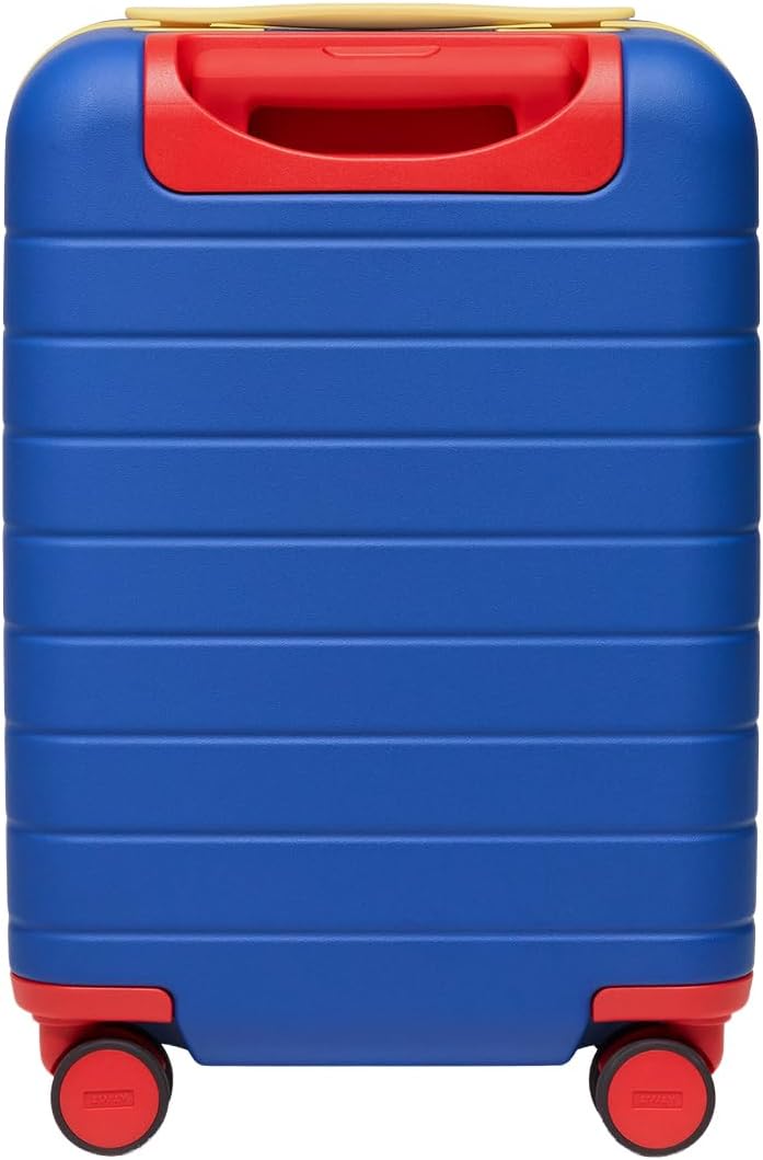 Away PAW Patrol Kids Carry On Luggage, Lightweight Rolling Suitcase for Children, TSA-Approved, Spinner Wheels, Travel Suitcase for Toddlers & Kids, Chase Badge Blue