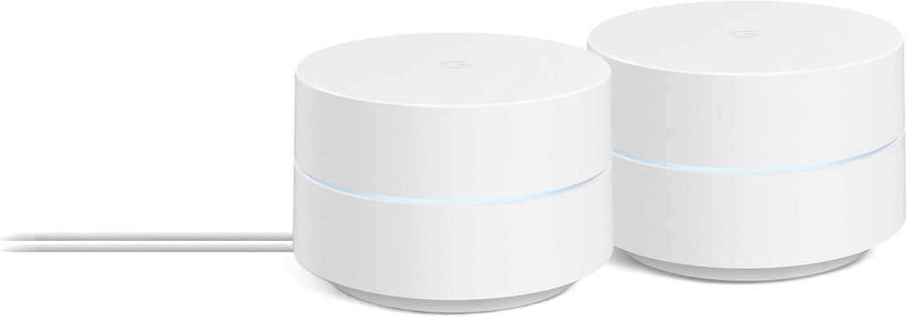 Google WiFi - AC1200 - Mesh WiFi System - WiFi Router - 3000 Sq Ft Coverage - 2 Pack