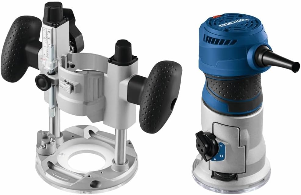 Bosch GKF125CEPK Colt 1.25 HP (Max) Variable-Speed Palm Router Combination Kit