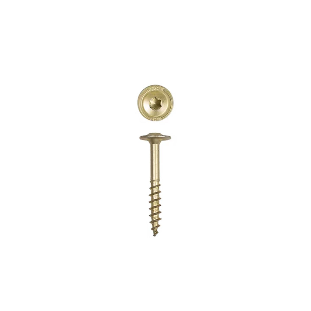 5/16' x 2-3/8' Powerlags Interior Washer Head Structural Wood Lag Screws (500 pcs) T40 T-Star Heavy Duty Framing