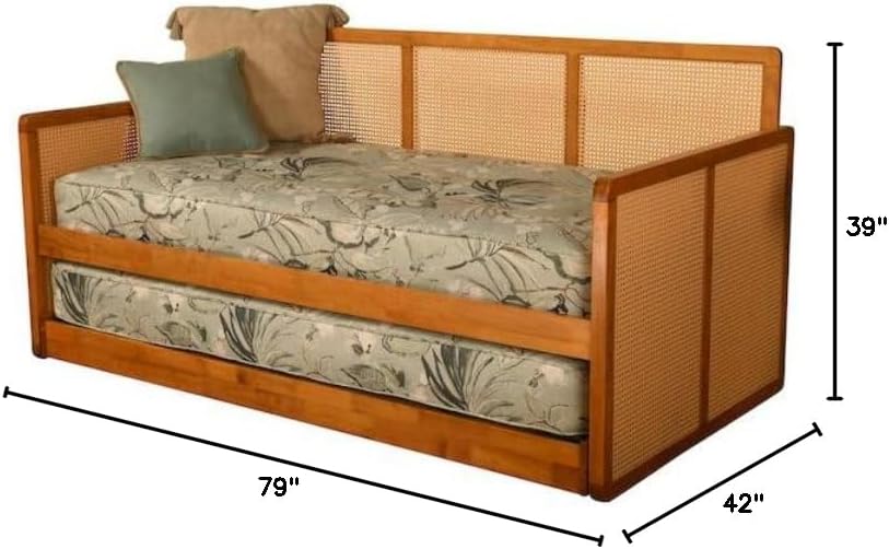 Kodiak Daybed with Mattress Included – 2 Twin Daybed or King Size Bed, Multi-Functional Day Bed for Living Room, Bedroom, or Guest Room