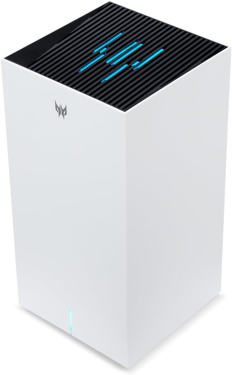 Predator Connect T7 Wi-Fi 7 BE11000 Mesh Gaming Router | Intel Killer Prioritization Engine | Up to 3000 Sq. Ft. | Up to 200 Devices | 2.5Gbps WAN & 2 x 1Gbps LAN | Lifetime Internet Security