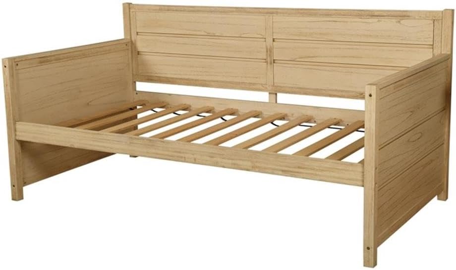 Kodiak Furniture Marisa Twin-Size Wood Daybed Frame in White-Mattress Not Included