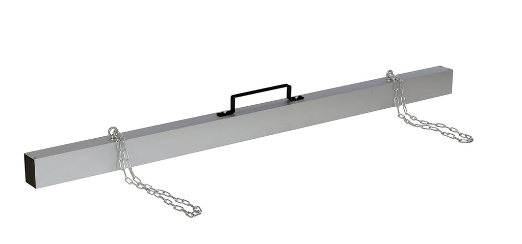 Vestil MS-72 Heavy Duty Hanging Magnetic Sweepers 3 in. x 76 in. x 7 in. 75 Lb. Capacity Silver