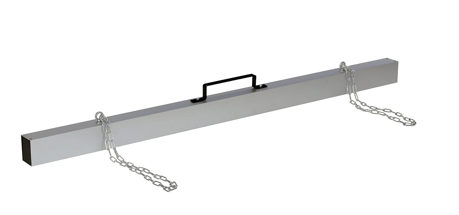Vestil MS-72 Heavy Duty Hanging Magnetic Sweepers 3 in. x 76 in. x 7 in. 75 Lb. Capacity Silver