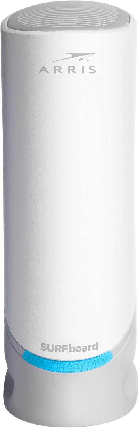 ARRIS SURFboard S33 DOCSIS 3.1 Multi‑Gig Cable Modem | 2.5Gbps + 1Gbps Ethernet Ports | Works with Xfinity, Cox, Spectrum | For Cable Internet Plans up to 2.5Gbps | Modem Only, Router Required