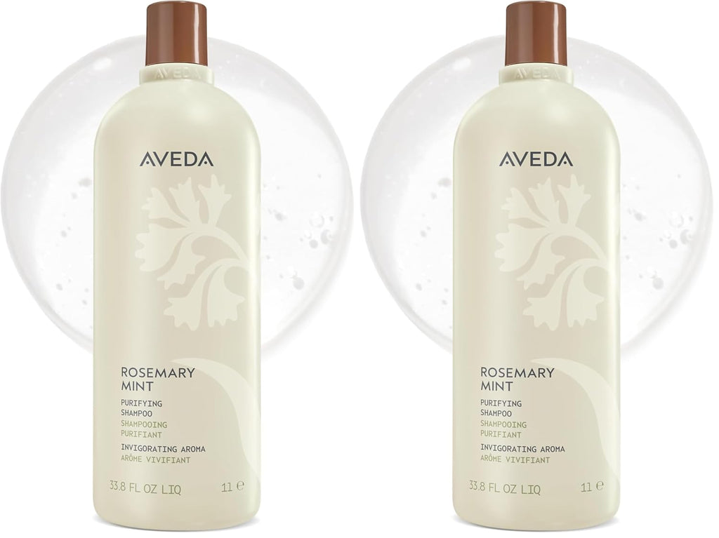 Aveda Rosemary Mint Purifying Shampoo | Clarifying Shampoo | Gently Removes Buildup, Adds Shine | For Normal to Oily Hair, Fine to Medium Hair Types | Invigorating Aroma| 97% Naturally Derived*