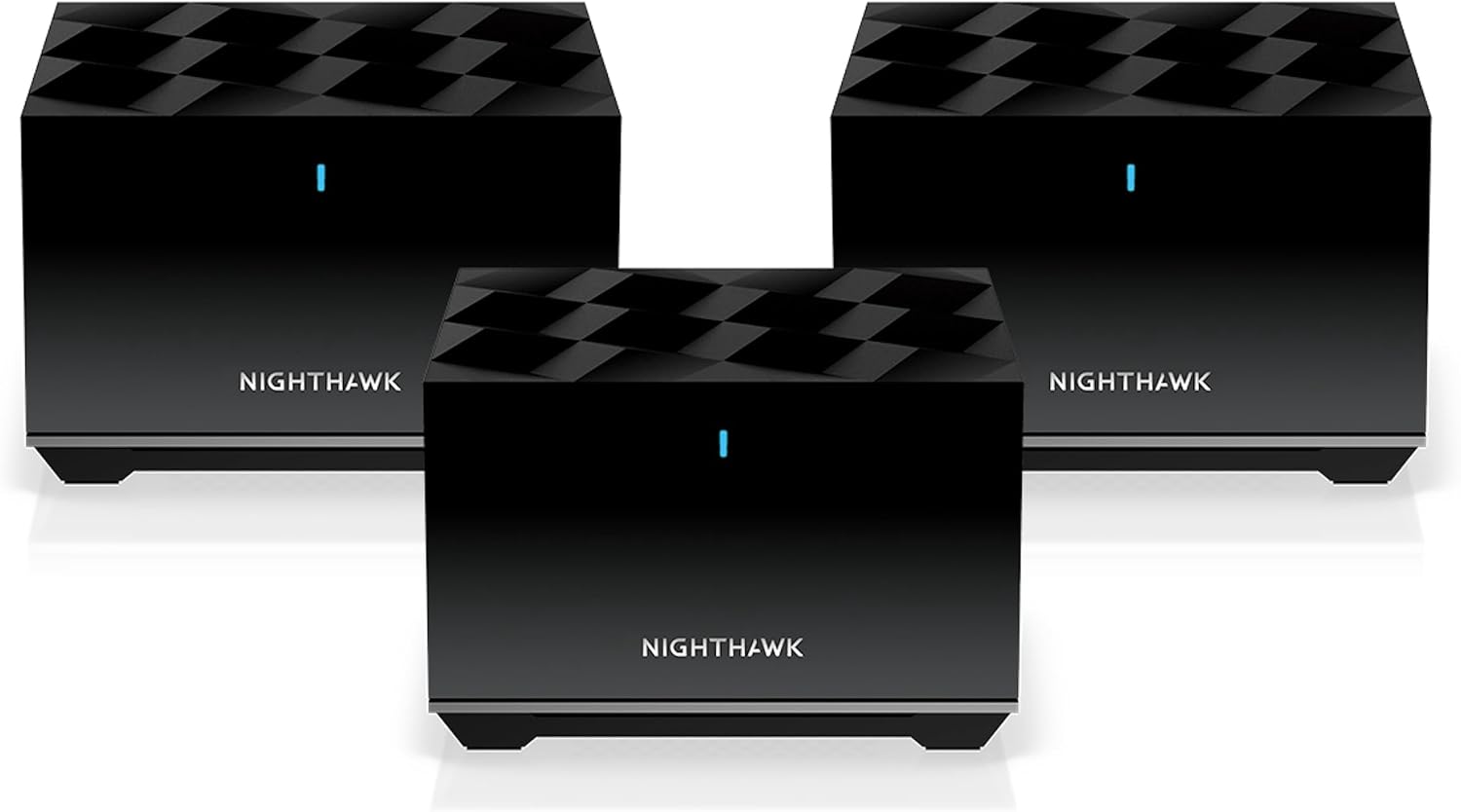 NETGEAR Nighthawk Tri-Band Whole Home Mesh WiFi 6 System (MK83) – AX3600 Router with 2 Satellite Extenders, Coverage up to 6,750 sq. ft. and 40+ Devices