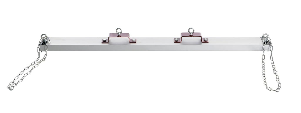 Vestil HDFMS-60 Steel Forklift Heavy Duty Sweeper Magnet 60 in. Sweep Width 120 Lb. Capacity Silver