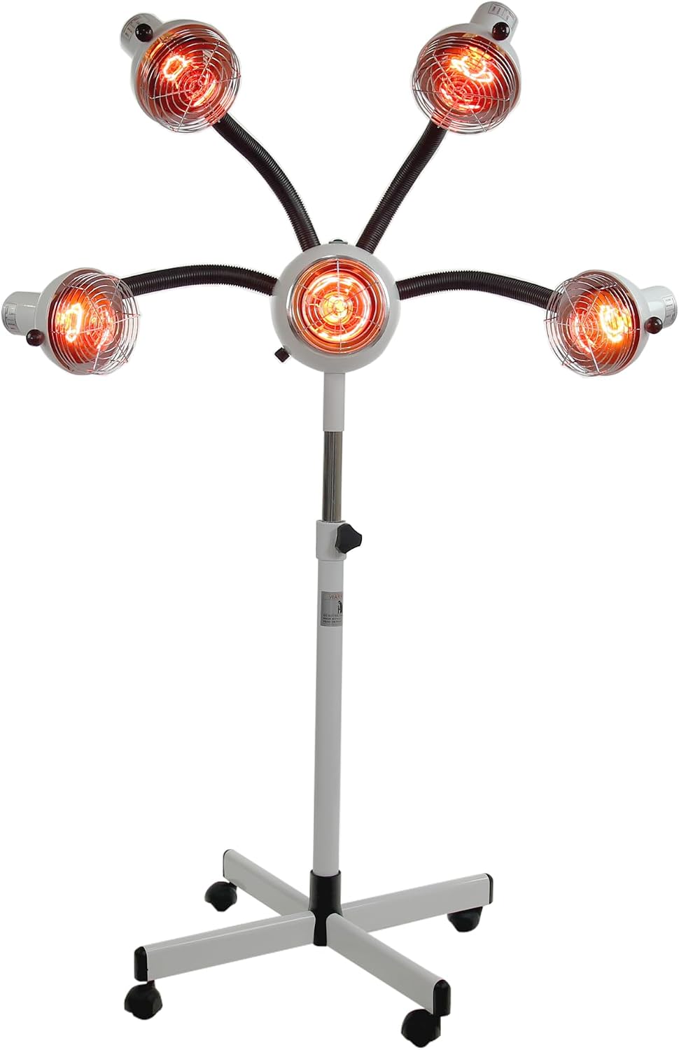 SKINACT 5 Head Infrared Heat Lamp with Flexible Arms, Infra red lamp, Infrared Light