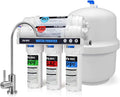 5-Stage Reverse Osmosis Water Filtration System 100GPD Fast Flow Plus Extra 4 Filter for Free (FS-RO-100G-A)