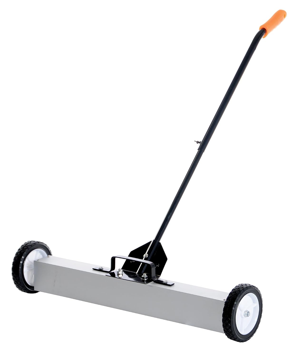 Vestil MFSR-30 Aluminum Magnetic Sweeper Handle Release 32 in. x 34-5/8 in. x 31 in. 30 Lb. Capacity Silver