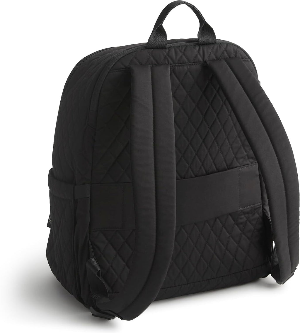Vera Bradley Women's Premium Cotton Bancroft Backpack, Moonless Night, One Size