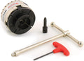 Hurricane Turning Tools, HTC100, 4' Four Jaw Woodturning Chuck Kit, with 1 1/2'x 8 TPI Insert and Dovetail Jaws, for Wood Lathes