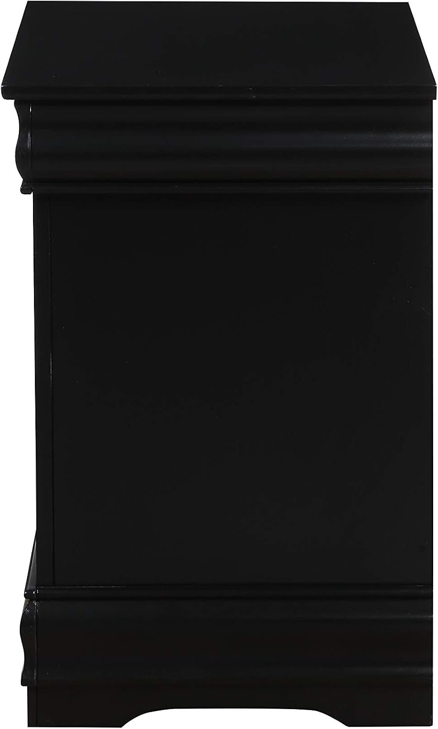 Black 4PCS Bedroom Set (Twin Bed, No Mirror)