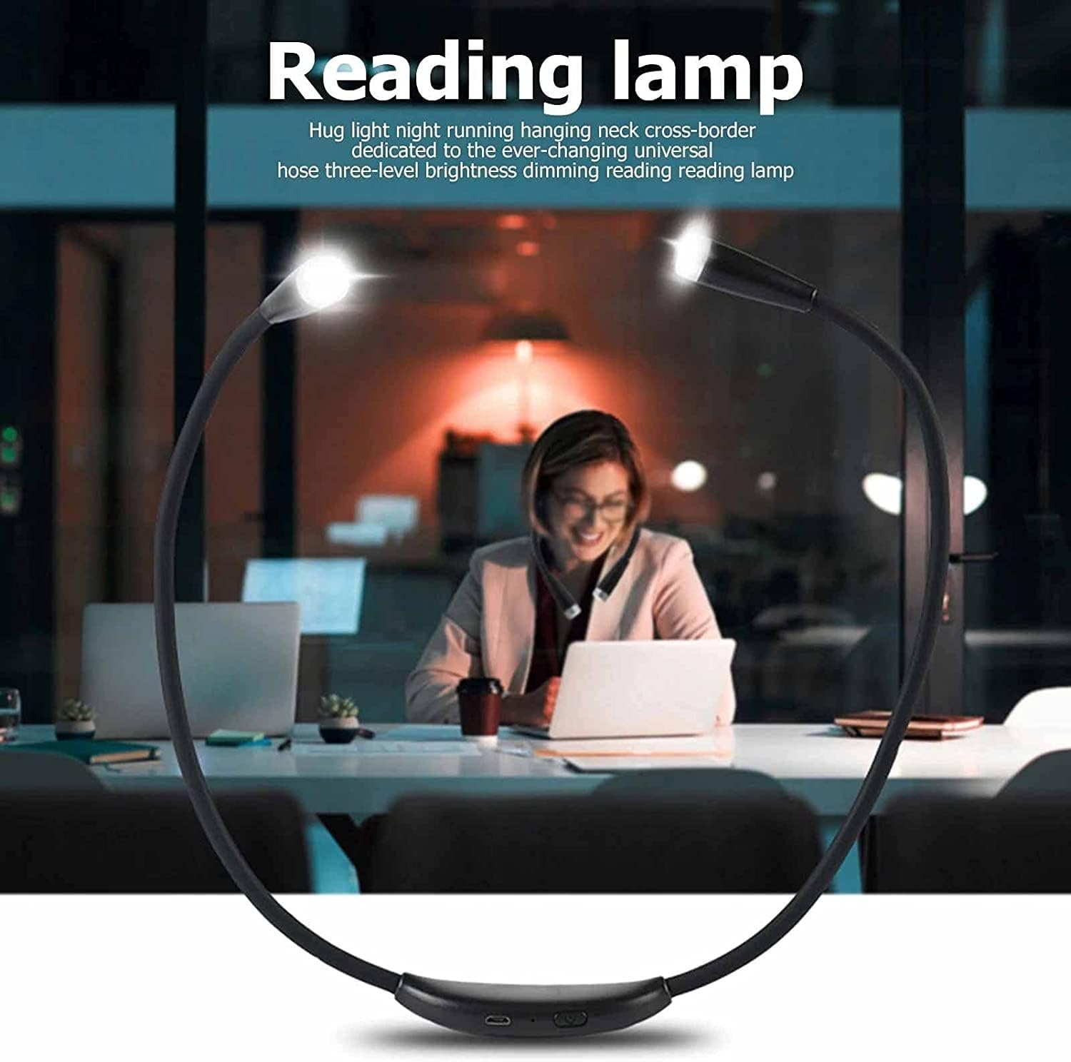 Neck Reading Light,Book Lights for Reading in Bed,Rechargeable,Portable,Long Lasting,Perfect for Book Reading,Craft & Outdoor