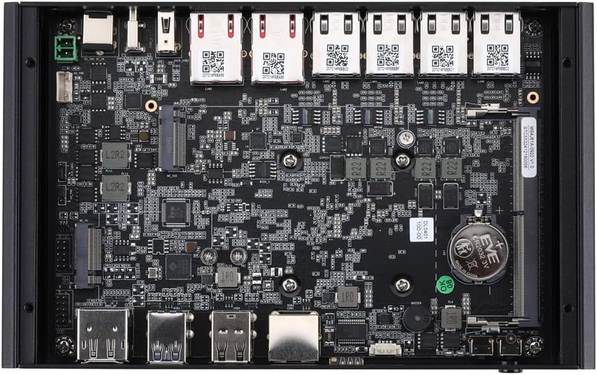 Qotom Home Server Router Q10922H6 Processor N100,6M Cache 16G DDR5 RAM 1T M.2 SSD -4x2.5 Gigabit LAN,2x10 Gigabit LAN,Used As A Router/Firewall/Proxy 24/7