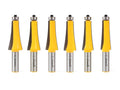 YONICO Guitar Finger Board Radiusing Router Bit Set 6 Bit 1/2-Inch Shank 13601