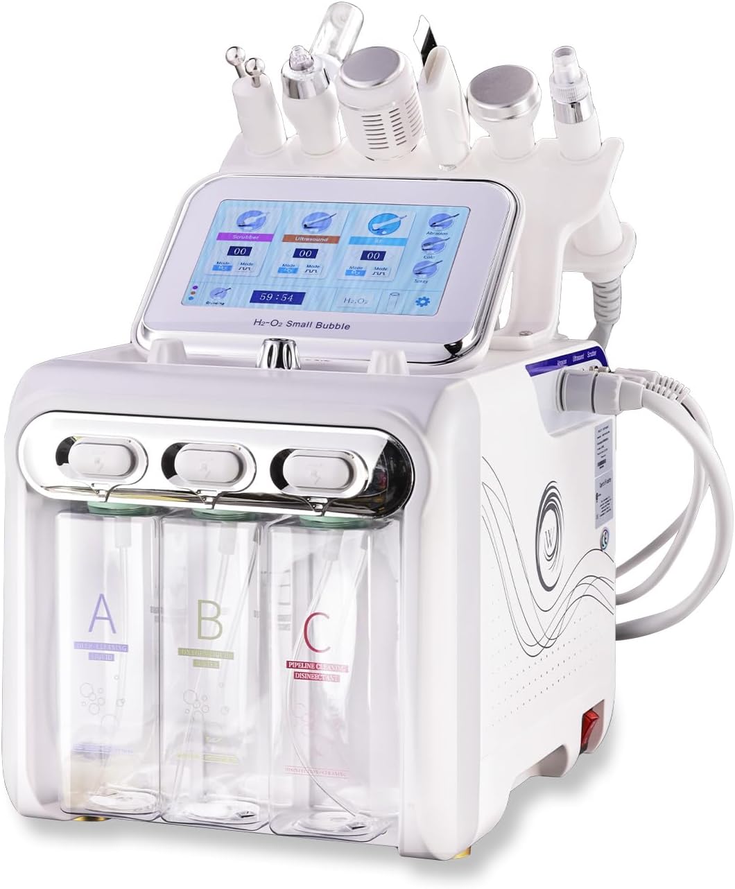 Hydrogen Oxygen Machine Professional Hydrogen Oxygen Facial Machine Household Salon Skin Care Devices for Face Moisturizing