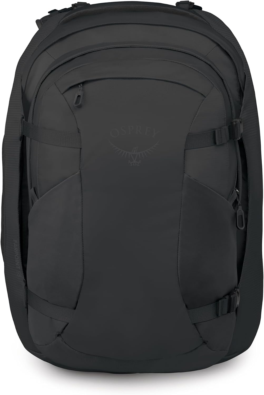 Osprey Farpoint 55L Men's Travel Backpack - Carry On Bag with Personal Item Sized Detachable Daypack, Black
