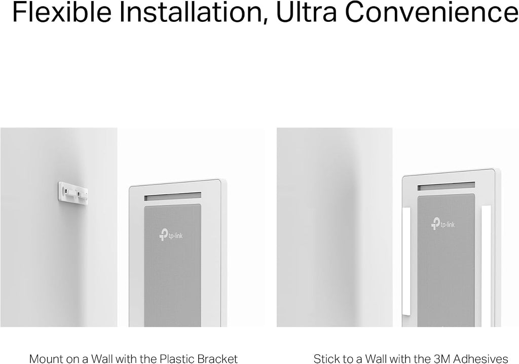 TP-Link AX3000 Wall-Mounted Wi-Fi 6 Router Archer Air R5 | Ultra-Thin & Compact | Dual Band Wi-Fi | Smart Beamforming Antennas | EasyMesh Compatible | Mounting Materials Included | Homeshield, VPN