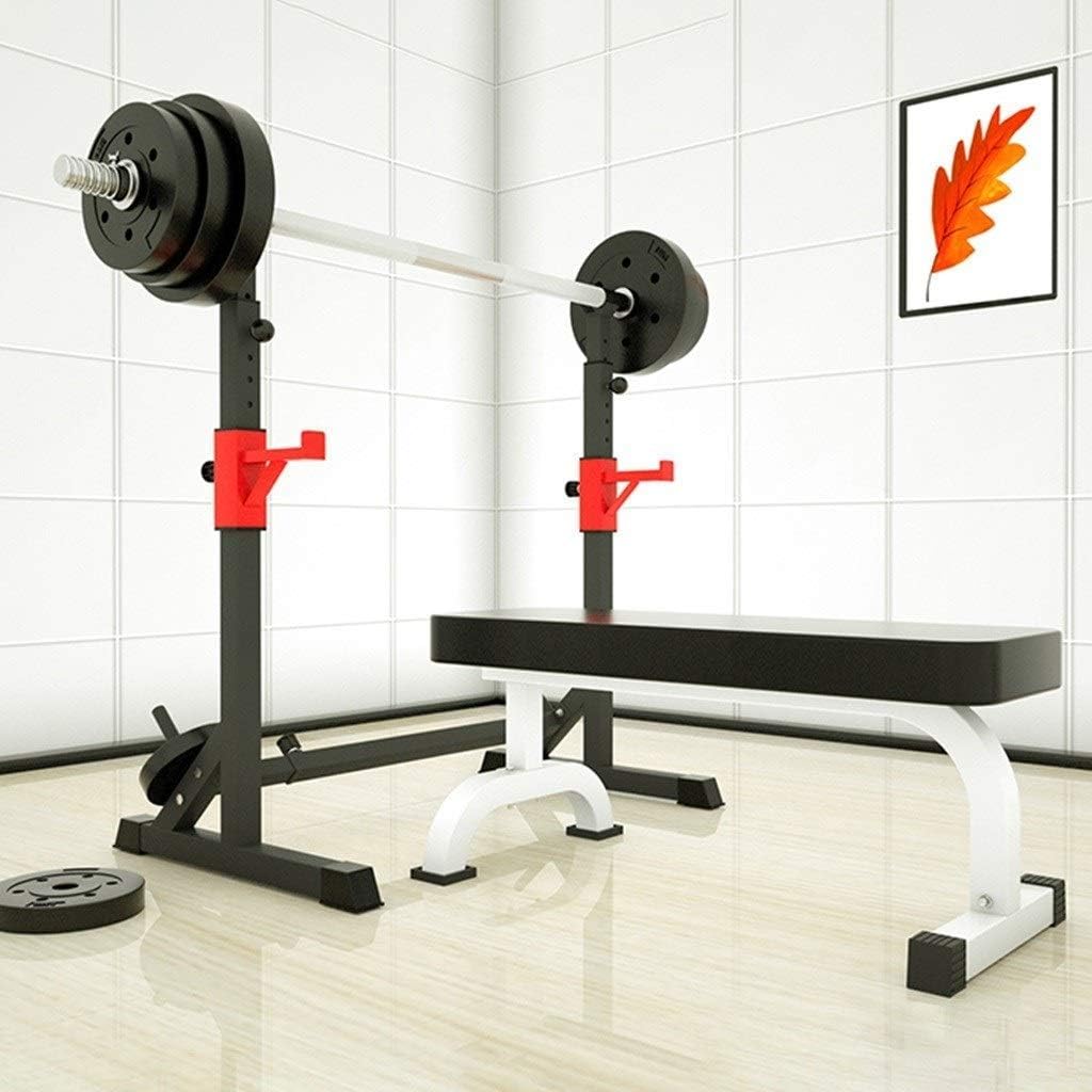 Barbell Rack Dumbbell Bench Weightlifting Bed Fitness Equipment Squat Rack Fram Bench Press Barbell Set Height Adjustable,
