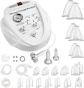 Beauty Star Vacuum Therapy Cupping Machine, Multifunctional Body, Back, Face Massage Care Machine Adjustable Suction (0-70 cmHg) with 30 Cups and 3 Gua Sha Pumps (Max Cups 1200ML)