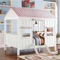 Acme Furniture Spring Cottage Full Bed in White and Pink