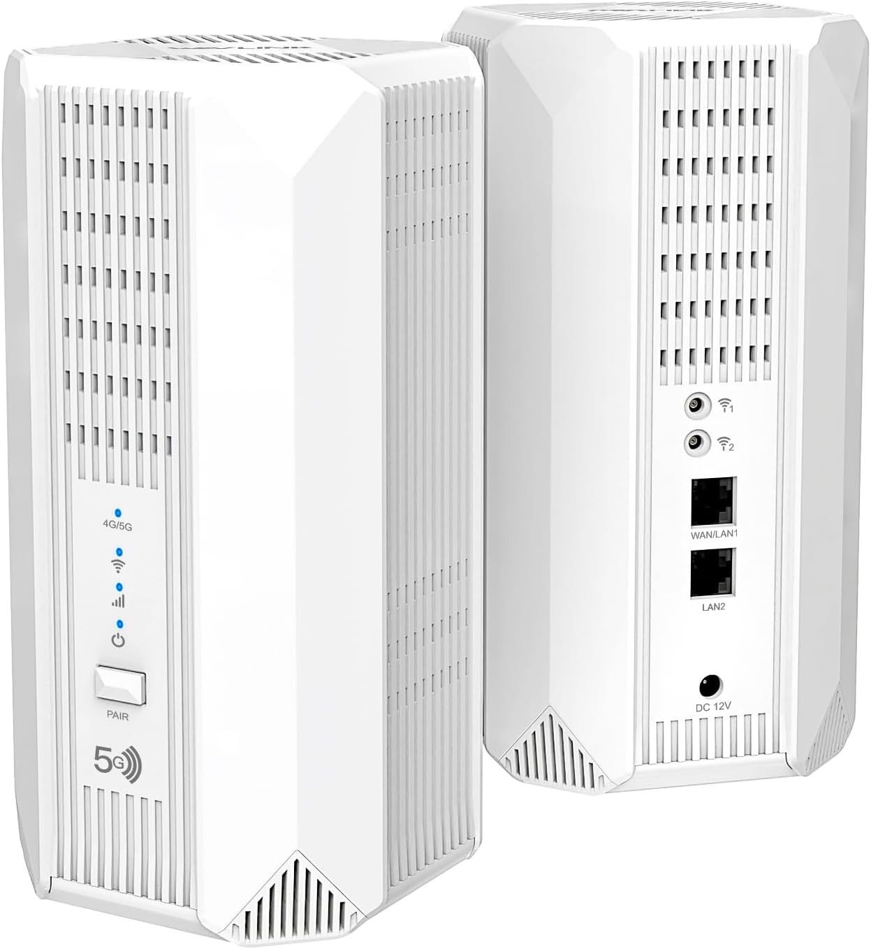 WAVLINK 2026 New 5G NR SA NSA AX3000 WiFi 6 CPE Router with SIM Card Slot, Qualcomn RM520N-GL Module, Dual Band Mesh 5G Router, Gigabit WAN/LAN Ports, 9 x Internal Antennas, WPA3, VPN