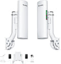 Point to Point Starlink Internet Wireless Long Range Transmission with Bracket for Starlink Gen 3 Router, Starlink WiFi Extender, 5.8GHz 3KM with 18dBi High Gain Antenna, 2 Pack(Large)