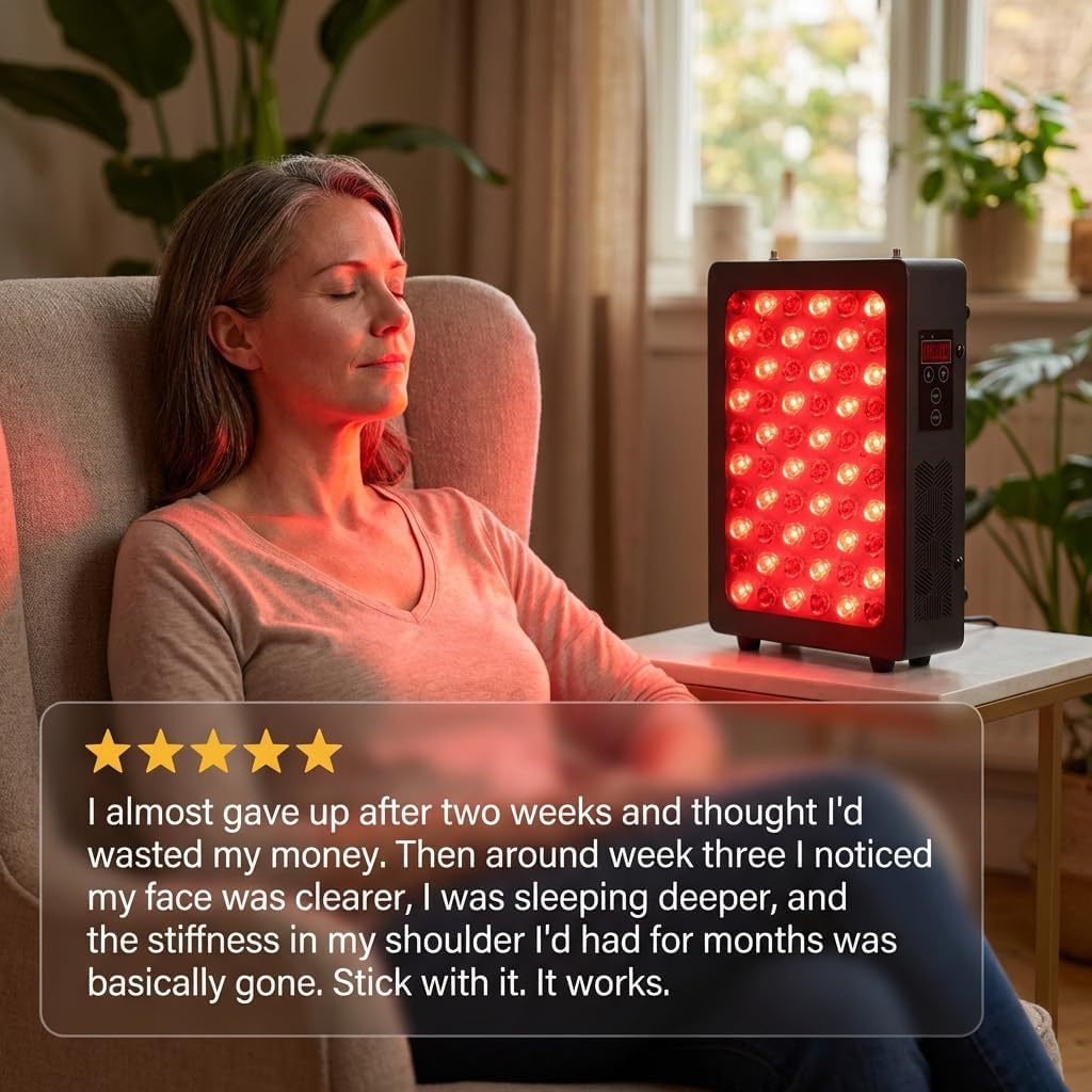 FSA Red Light Therapy for Face and Body, Near Infrared Red Light Therapy Panel 660nm and 850nm, High Power Full Body Hanging Panel, Skin Care Neck Relaxation Sleep with Remote FX300 HSA