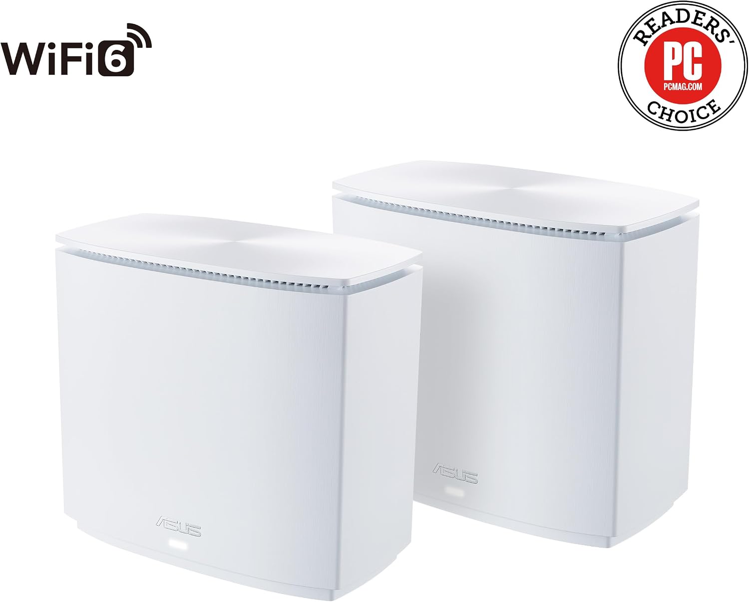 ASUS ZenWiFi AX Hybrid(XC5) AX3000 + MoCA 2.5 Mesh WiFi 6 System (2pk) - Whole Home Coverage up to 3,500 Sq.Ft. & 4+ Rooms for Thick Walls, AiMesh, Lifetime Security, Easy Setup