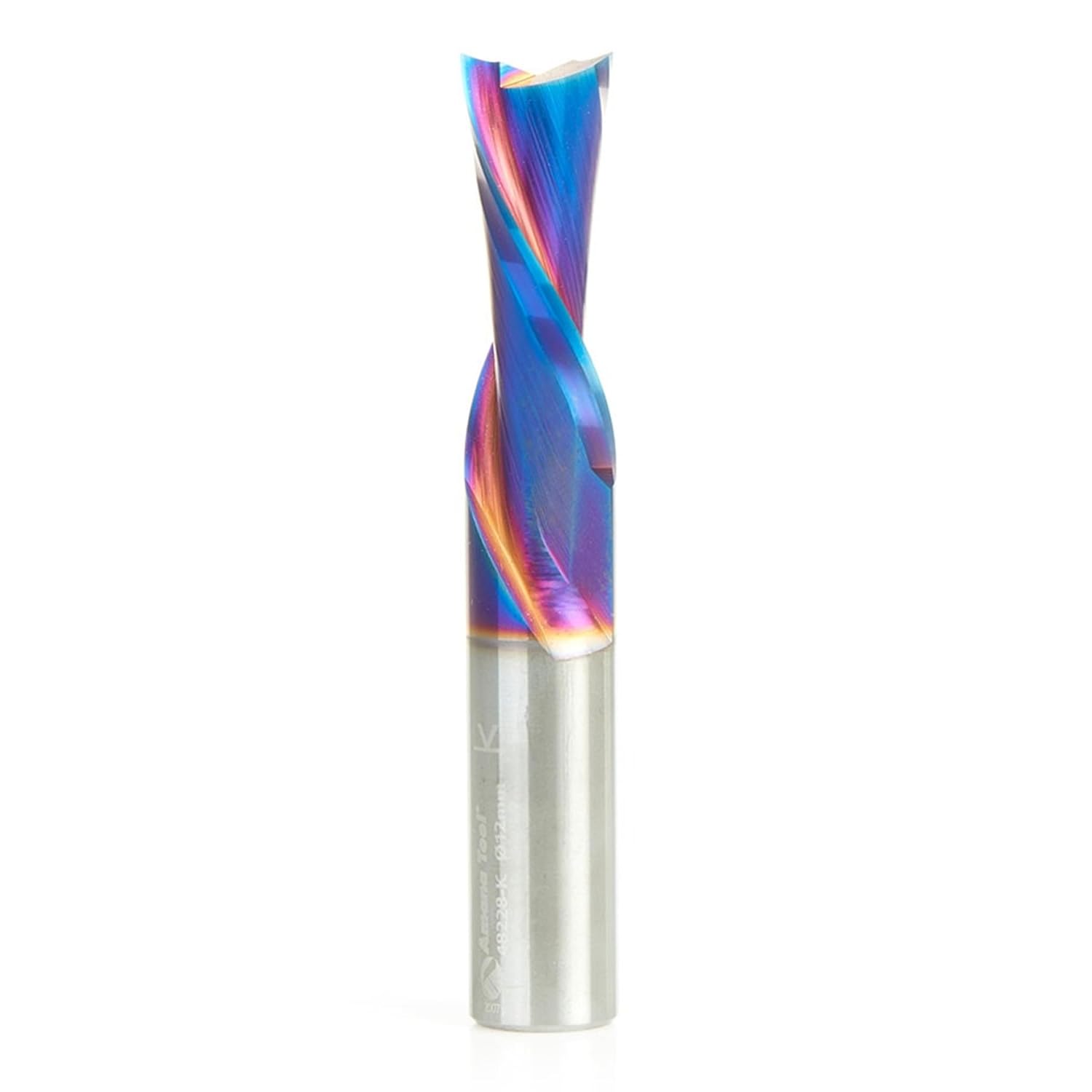 Amana Tool Solid Carbide Spektra Extreme Tool Life Spiral Plunge Router Bit Down-Cut, 48228-K, 12mm Dia x 32mm CH x 12mm Shank 75mm Long