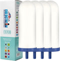 Coldstream FTO Plus Water Filter Cartridge (4 Pack) - Dependable for Easy Installation as a Berkey Replacement - Ceramic Gravity Filter For Stainless Steel Systems